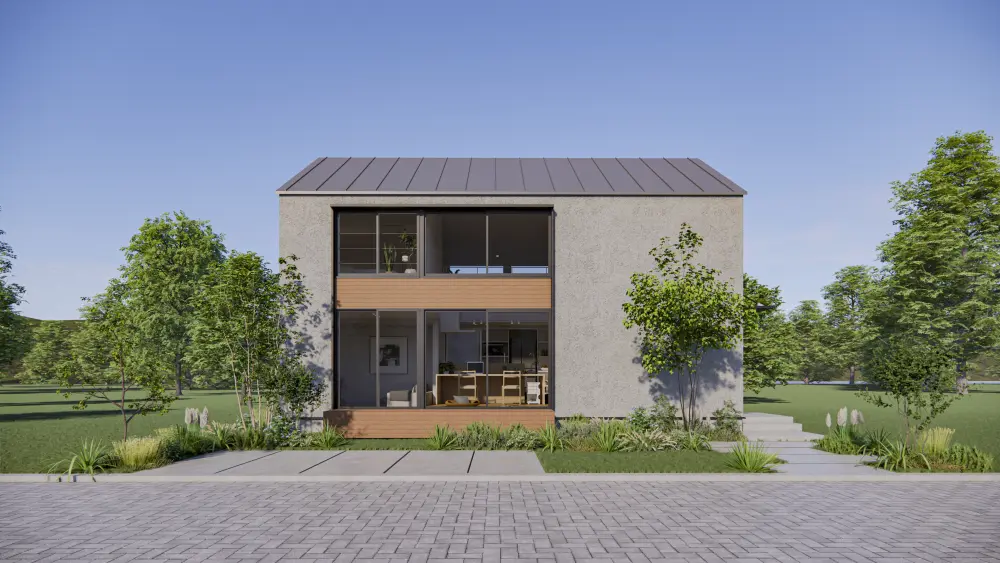 LIXIL住研、「暮らし×自然体」テーマの規格住宅を展開