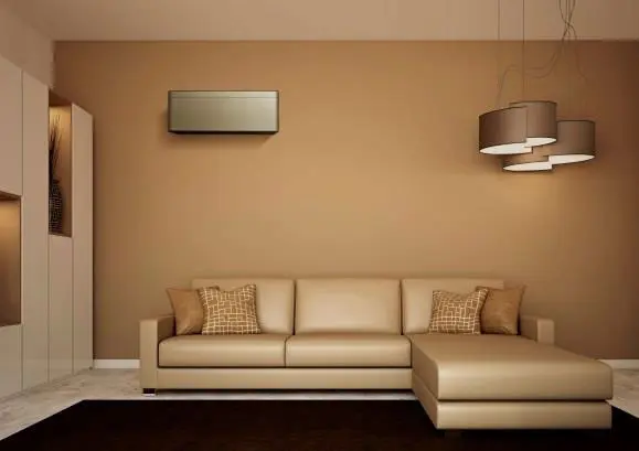 デザイナーズエアコン ブラウン