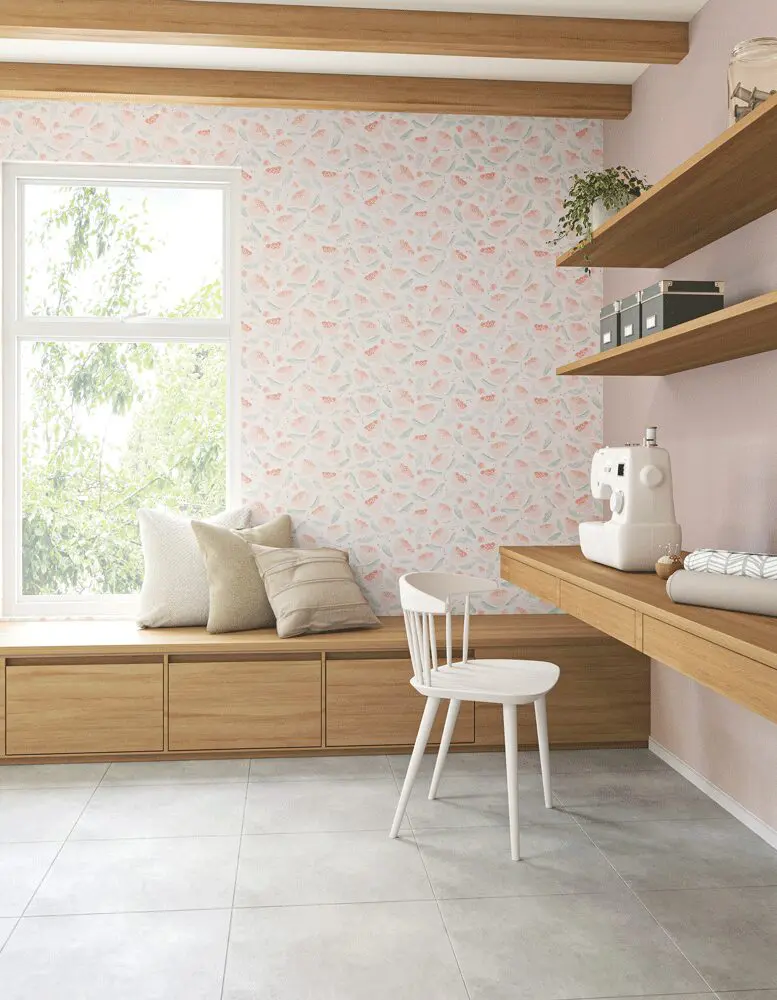 interior decoration 室内の色バランス パターンとカラーの組み合わせを楽しめるリラックス空間に最適な壁紙