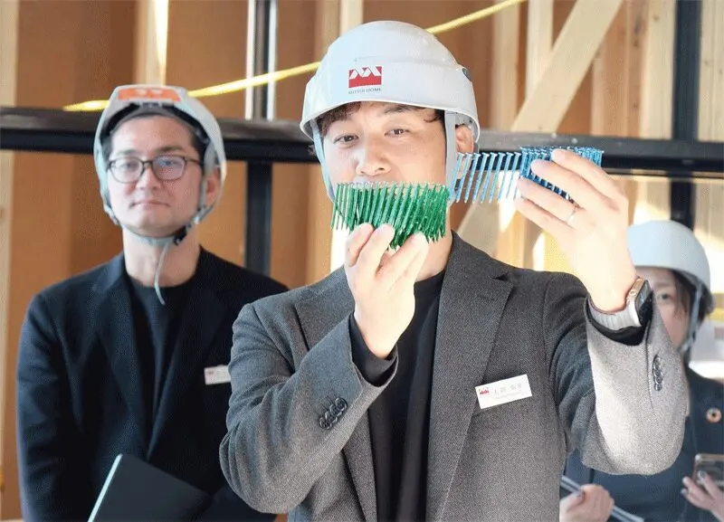 三井ホーム 「MOCX WALL工法」採用初のモデルハウス建設中